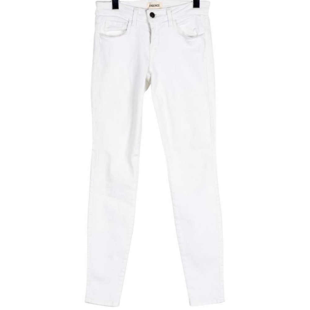 L'AGENCE White Skinny Jeans